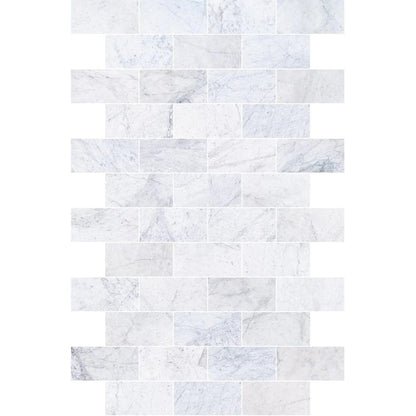 Bianco Carrara White Marble Floor and Wall Tile Polished