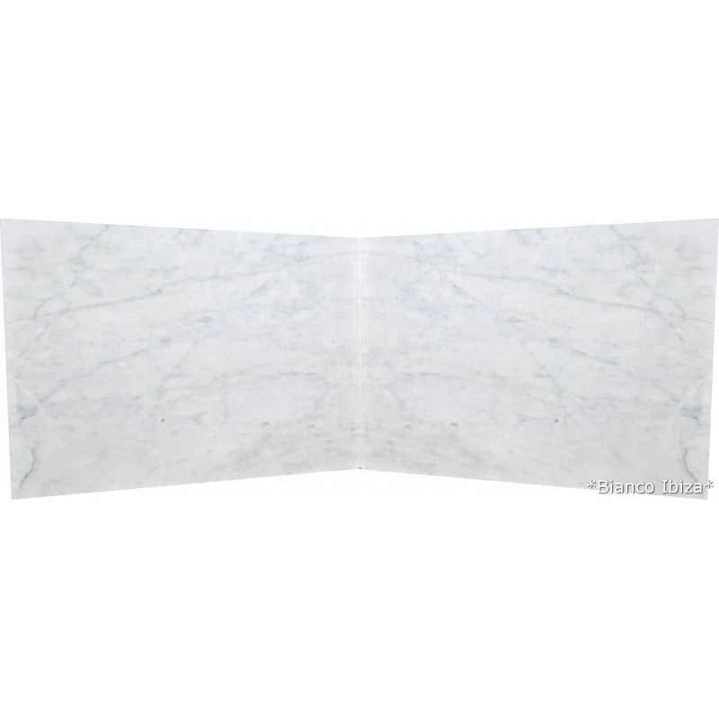 Bianco Ibiza White Bookmatching Marble Slab