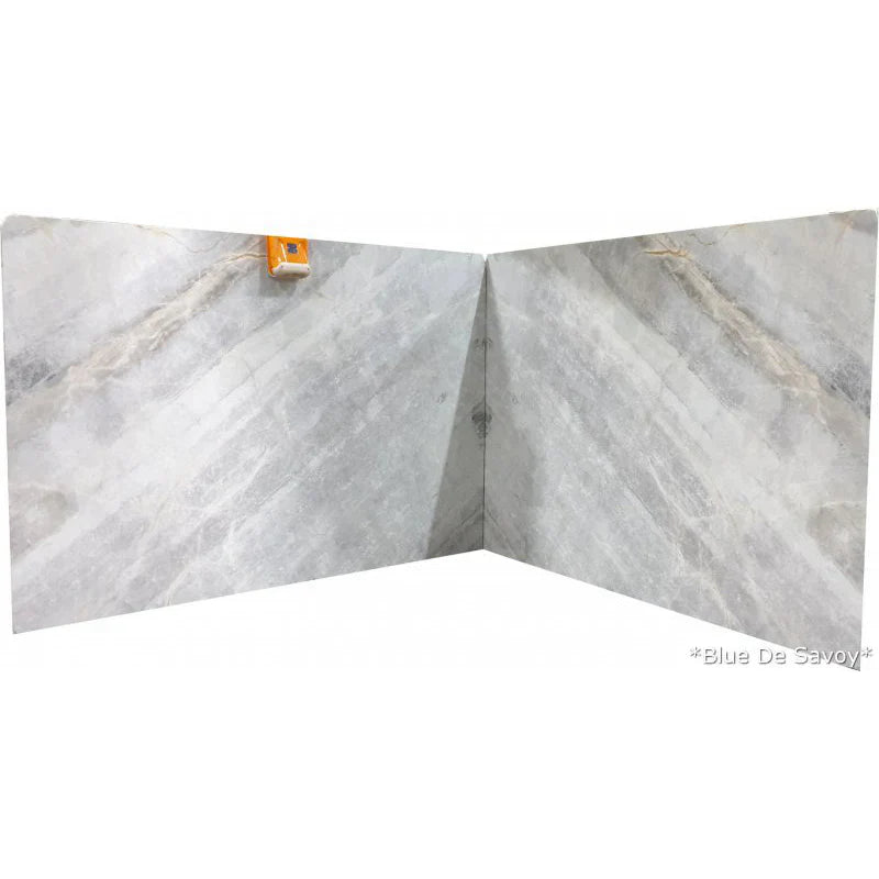 Blue De Savoy Bookmatching Marble Slab