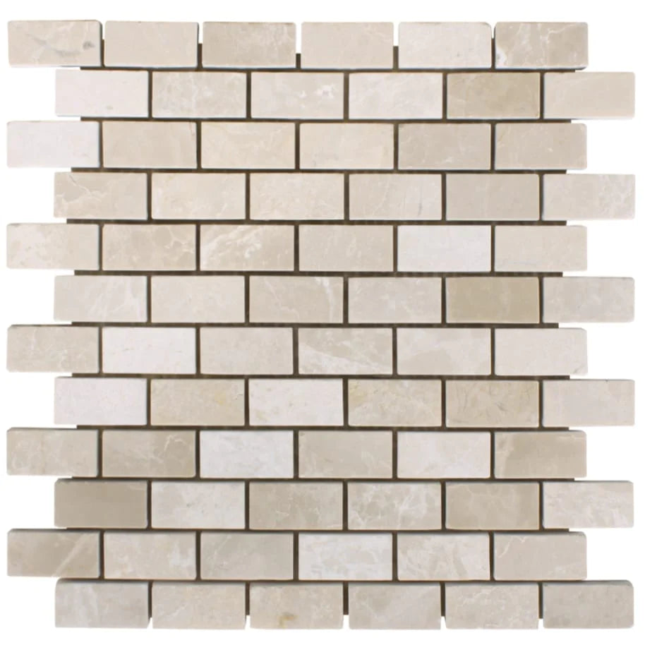 Botticino Cream Beige Marble Mosaic Floor and Wall Tile