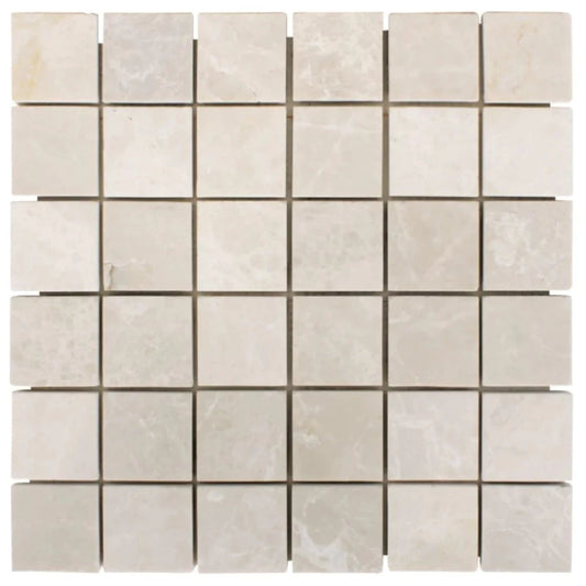 Botticino Cream Beige Marble Mosaic Floor and Wall Tile