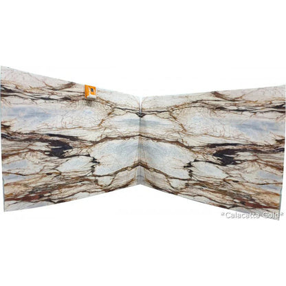 Calacatta Gold White Bookmatching Marble Slab