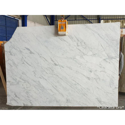 Calacatta Oro White Bookmatching Marble Slab