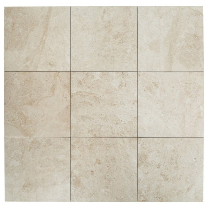 cappuccino light premium polished marble tiles size 24"x24" SKU-10107655 product shot top view