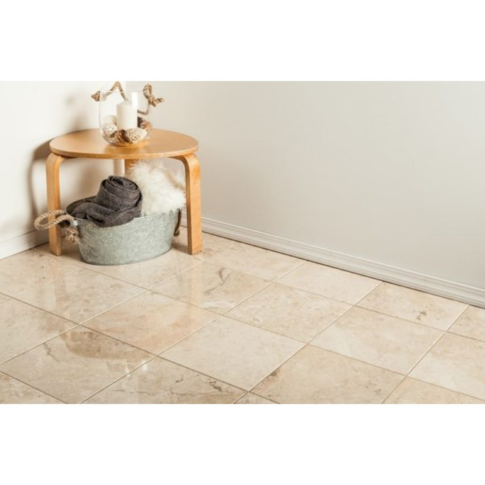 cappuccino marble polished size 12x12 SKU-10085774 installed on room floor