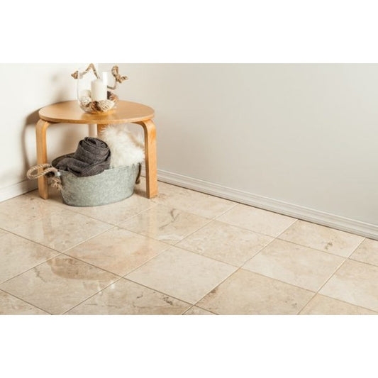 cappuccino marble polished size 12x12 SKU-10085774 installed on room floor