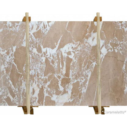 Caramelatto Beige Bookmatching Marble Slab