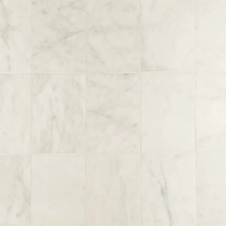 Turkish Carrara White Marble Tile Polished