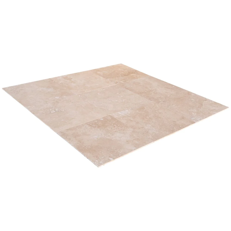 Classic Light Travertine Honed Floor and Wall Tile SKU-CLT12x12HF sngle view