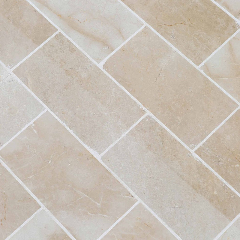 colossae cream marble tiles 24x48 honed SKU-20012396 product shot close up view