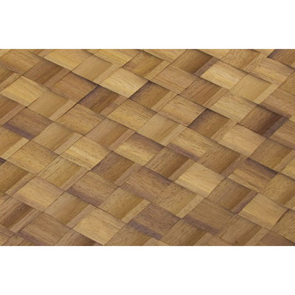 Iroko Pattern Design Wood Mosaic Tiles