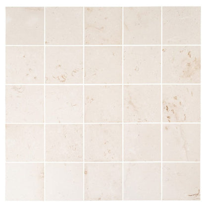 myra white limestone tile top view product shot