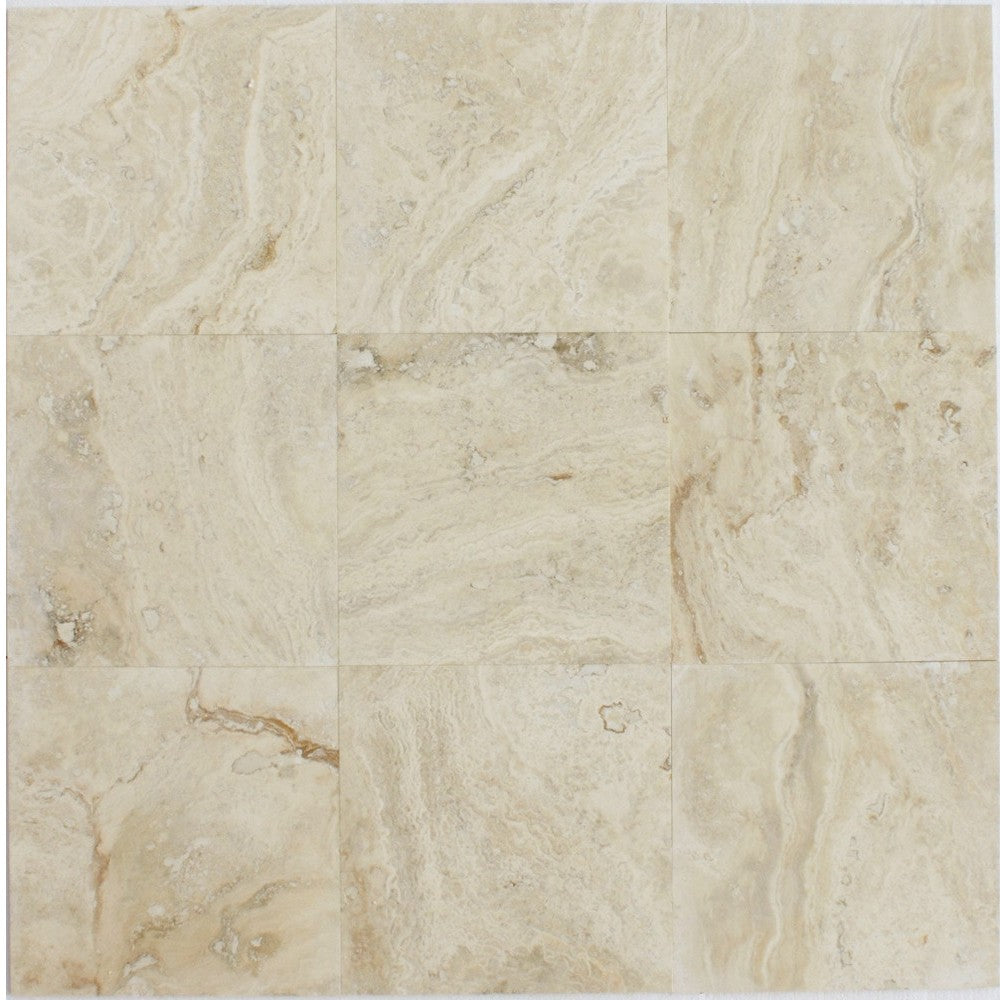 Philadelphia travertine tile surface honed filled size 18"x18" SKU-10075596 