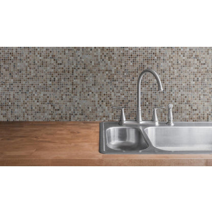 philadelphia tumbled travertine mosaic tile 1x1 SKU-20012340 installed view of mosaics