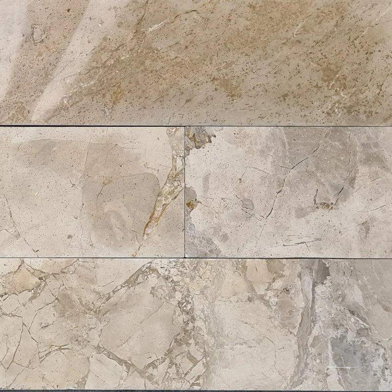 Royal Amber Polished Marble Floor and Wall Tile 4"x12" SKU-HS4x12RAP close view
