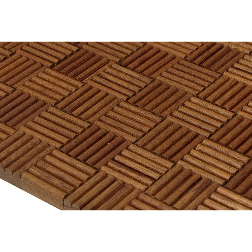 Sapele Pattern Design Wood Mosaic Tiles