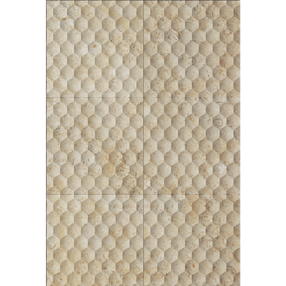 Seabed Limestone Field Dimensional Stone Wall Tile