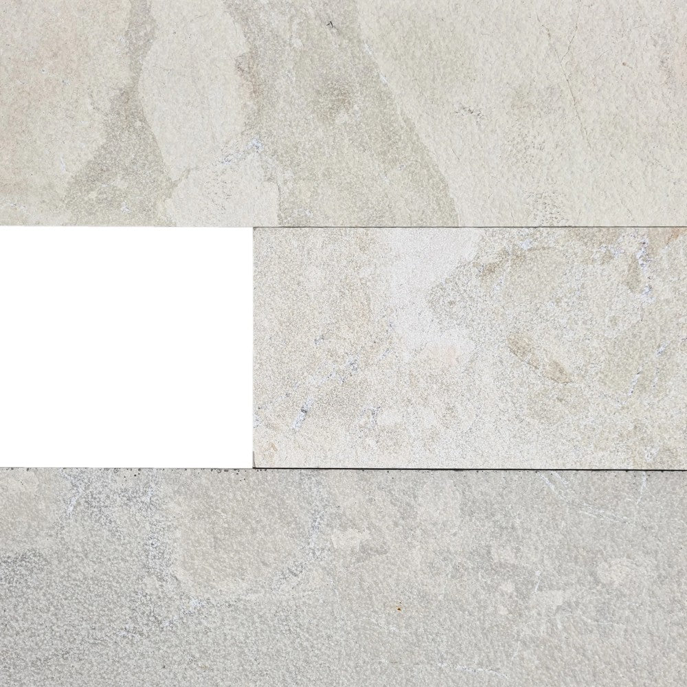 Silky Gray Polished Marble Floor and Wall Tile 4"x12" SKU-HS4x12SGP sand-blasted surface