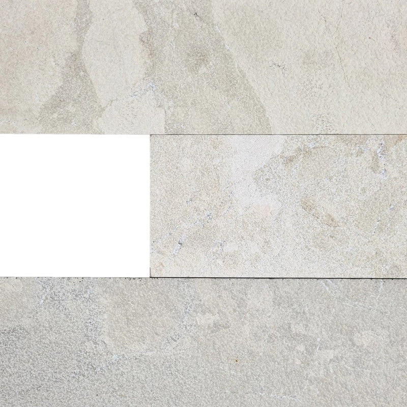 Silky Gray Polished Marble Floor and Wall Tile 4"x12" SKU-HS4x12SGP sand-blasted surface