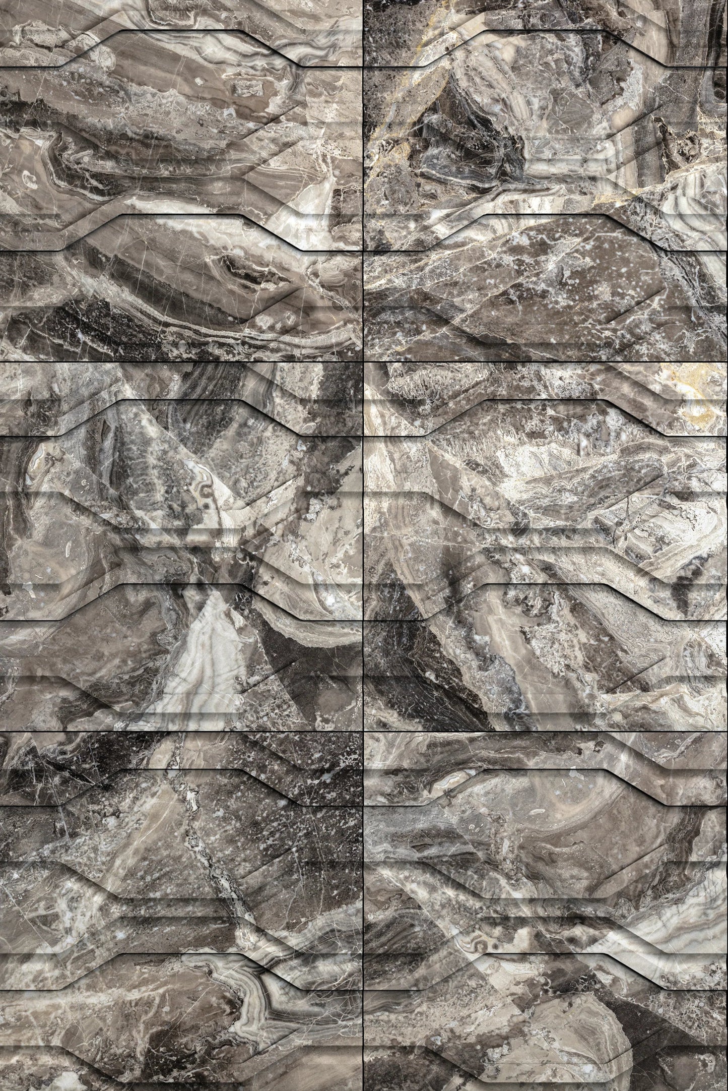 Silver Fantasy Marble Field Dimensional Stone Wall Tile