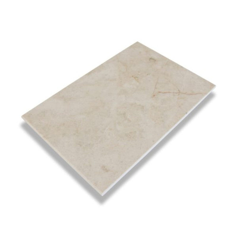 troya cappuccino light polished marble tiles 12X24 SKU-10085688 product shot angle  view