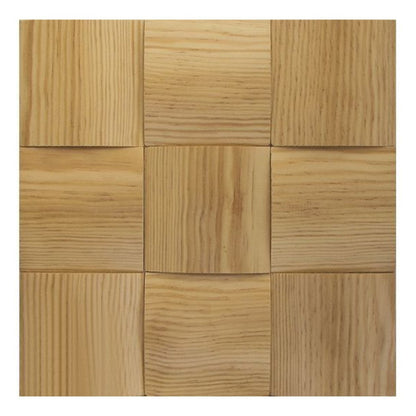 US Pine Square Pattern Design Wood Mosaic Tiles