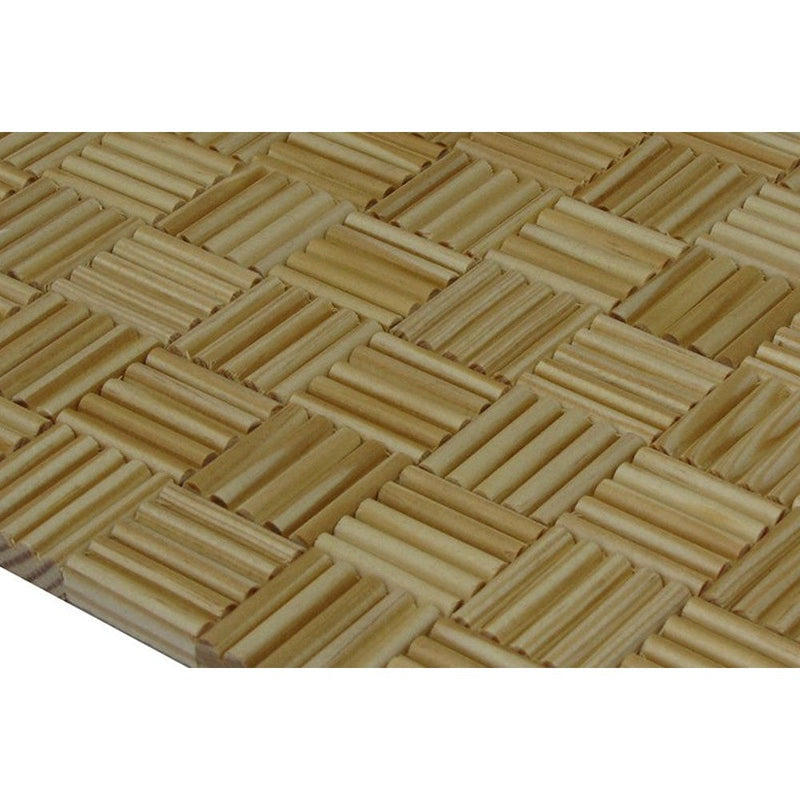 US Pine Pattern Design Wood Mosaic Tiles