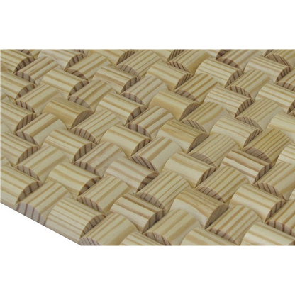 US Pine Square Pattern Design Wood Mosaic Tiles