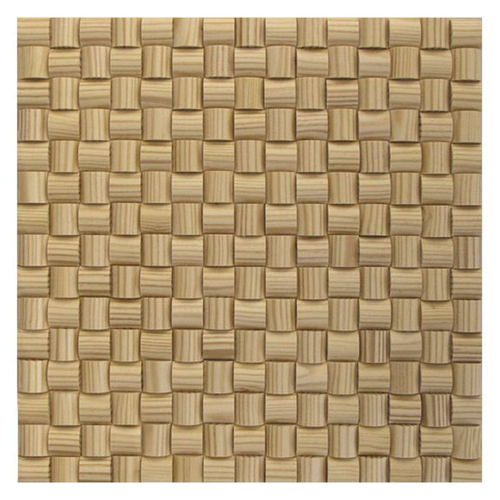 US Pine Square Pattern Design Wood Mosaic Tiles