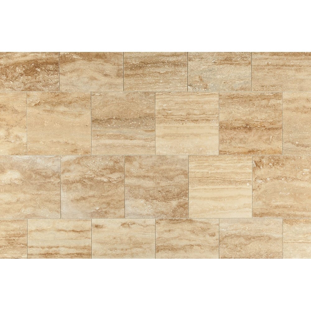 Walnut Vein-cut Travertine Floor and Wall Tile