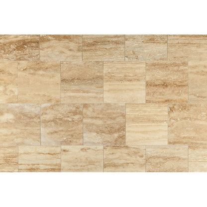 Walnut Vein-cut Travertine Floor and Wall Tile