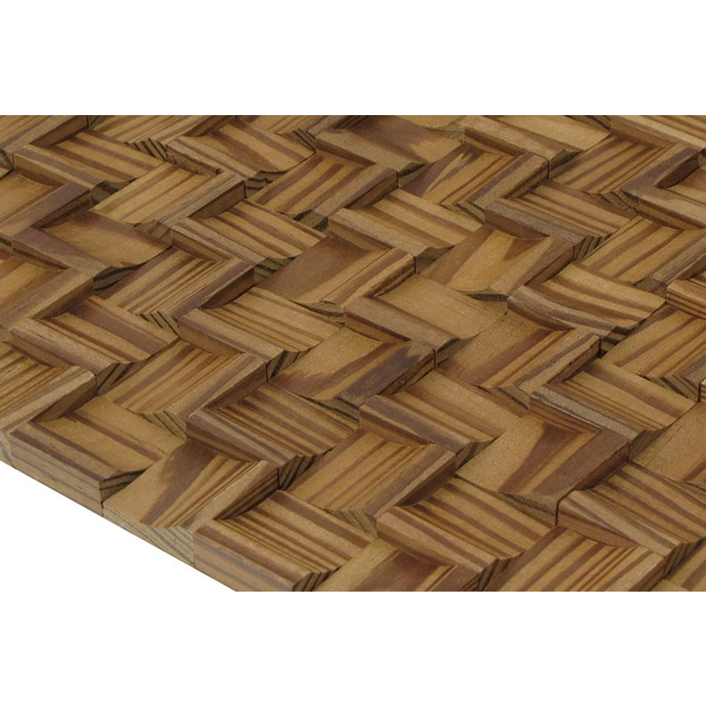 Thermowood US Pine Pattern Design Wood Mosaic Tiles