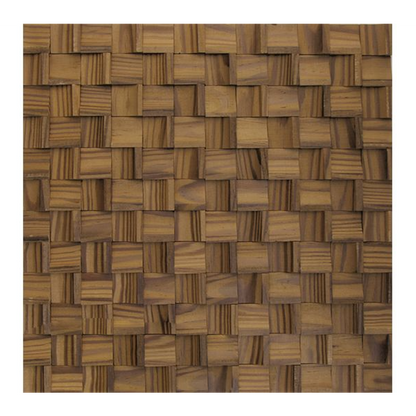 Thermowood US Pine Pattern Design Wood Mosaic Tiles