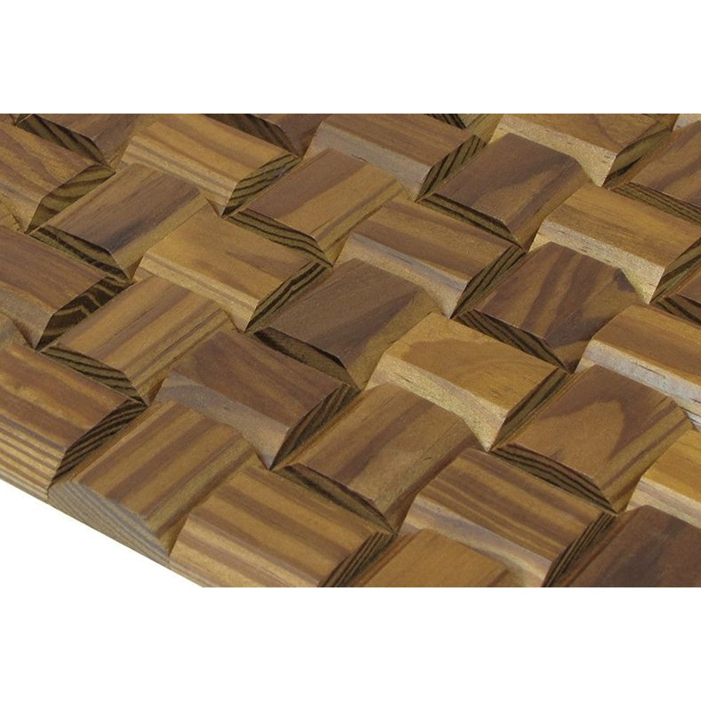 Thermowood US Pine Pattern Design Wood Mosaic Tiles