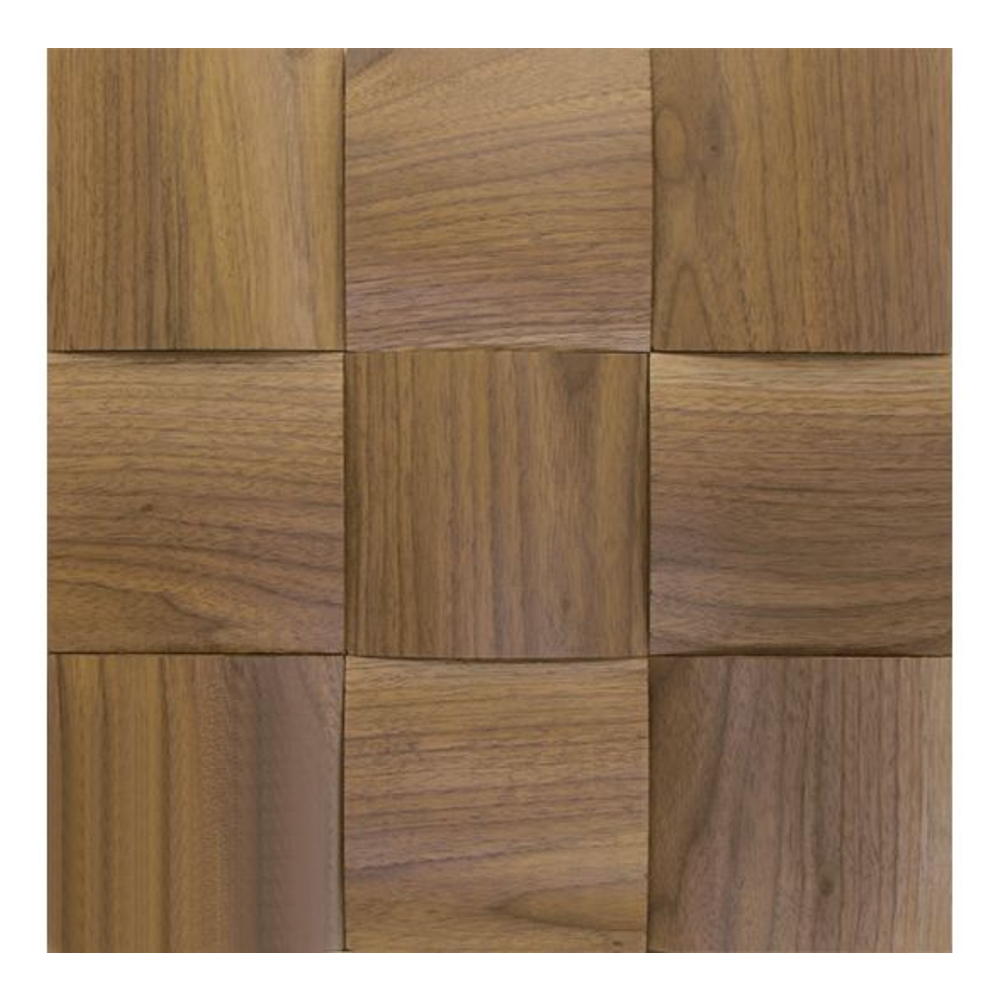 US Walnut Square Pattern Design Wood Mosaic Tiles