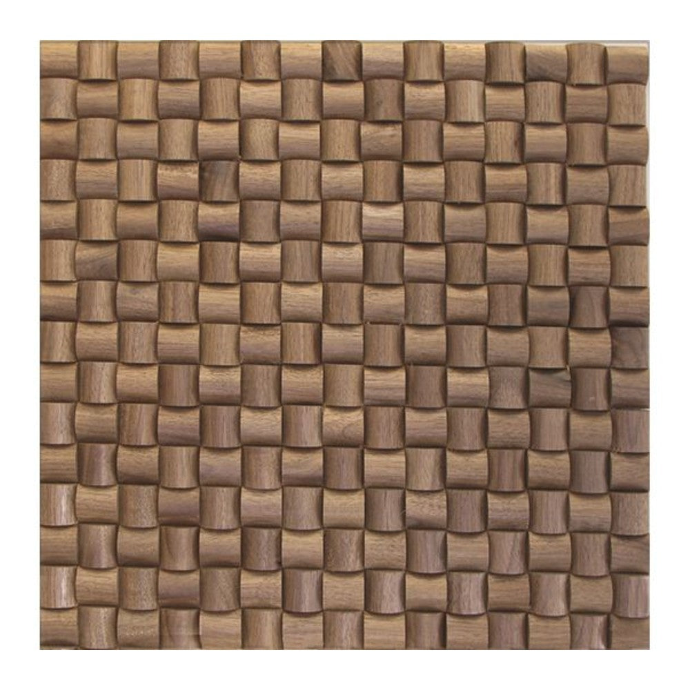 US Walnut Square Pattern Design Wood Mosaic Tiles