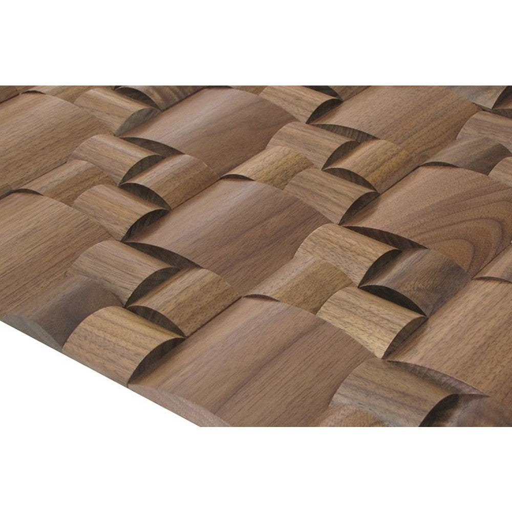 US Walnut Square Pattern Design Wood Mosaic Tiles