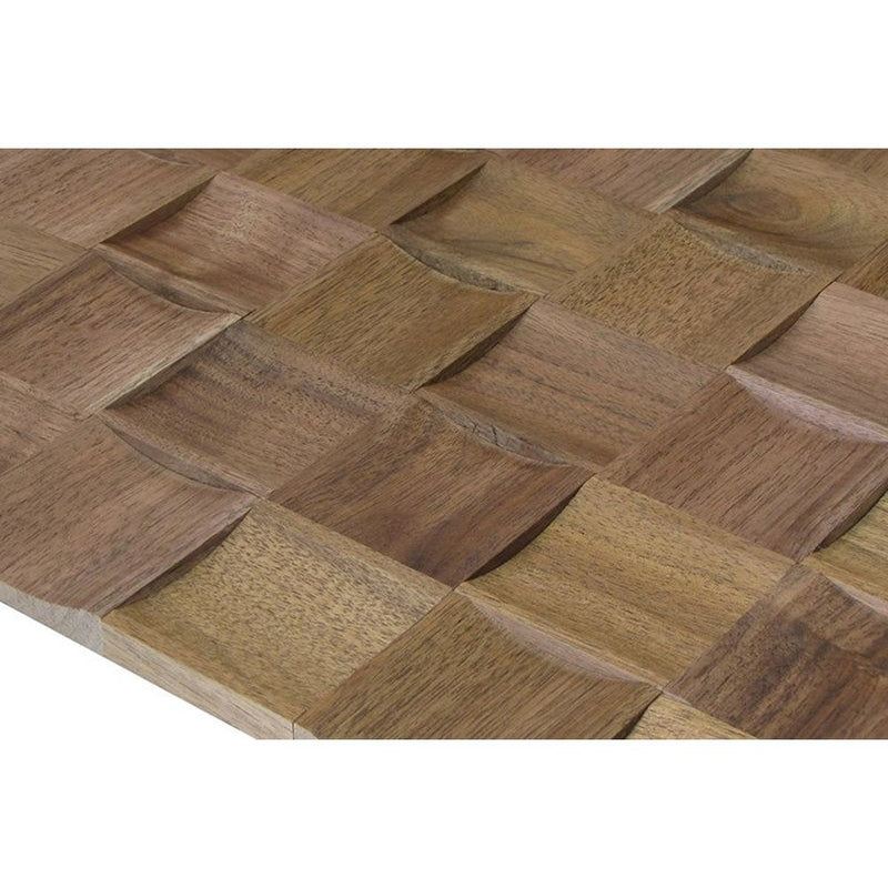 US Walnut Square Pattern Design Wood Mosaic Tiles